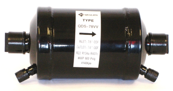 XH-9 7GR, 10GR, secador de cobre del filtro 12GR con el tubo de cobre para R134a, R12, tipo universal