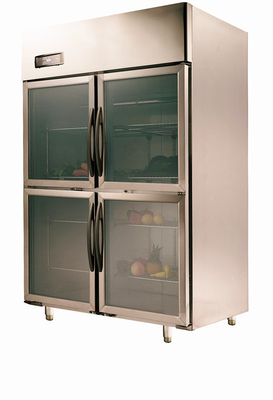 1000L despejan los refrigeradores de la calidad comercial de la puerta, congelador comercial del helado