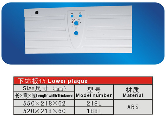 ABS Custom ambientales refrigerador congelador partes inferior placa 218 L 188 L 550 mm 520 mm