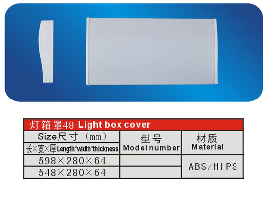Protección del medio ambiente ABS / caderas refrigerador congelador piezas luz cubierta de la caja con OEM
