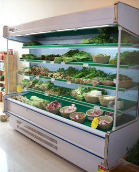 Modifique el refrigerador abierto ajustable de Multideck para requisitos particulares, refrigeradores de las bebidas de la bebida para la tienda