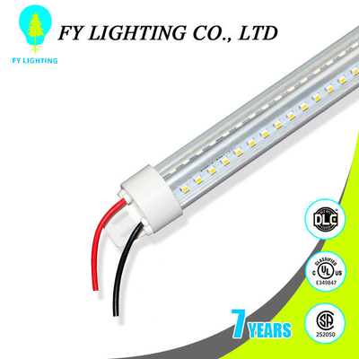 El alto tubo T8 de la luz del refrigerador de la forma de V LED del lumen con 110lm/w IP65 CRI80 DLC enumeró