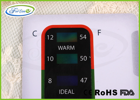 Tarjetas del termómetro de la tarjeta de papel revestida y del refrigerador del termómetro del congelador del OEM LCD