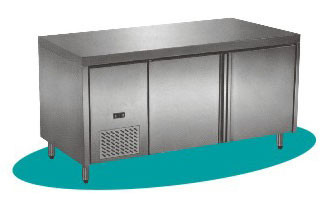 Escaparate de la refrigeración para la cocina y barra con el compresor de Aspera