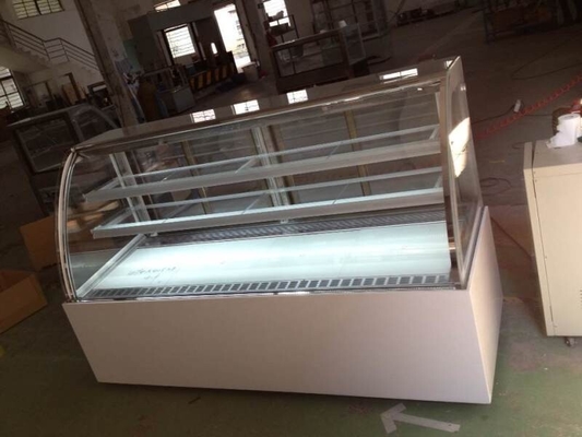 Venta de la fábrica de China, refrigerador de la exhibición de la torta, escaparate de los pasteles, exhibición comercial de la tienda de delicatessen
