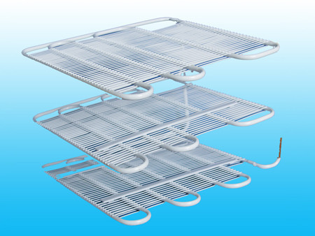 El aire refrescó evaporadores de la refrigeración/el evaporador de la soldadura del tubo del alambre