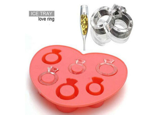 Cookware del silicón de la novedad/bandeja de hielo promocionales del silicón para el refrigerador