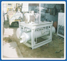 Condensador refrigerante refrigerado por agua del refrigerador del tornillo de MG-100WS