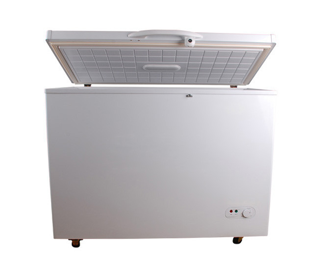 1 congelador de refrigerador comercial de la puerta R134a 300L con el congelador superior de la puerta abierta