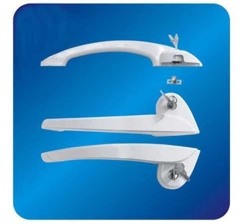 Hardware de encargo del tirador de puerta del congelador del ABS del arco para el refrigerador con la cerradura 260m m