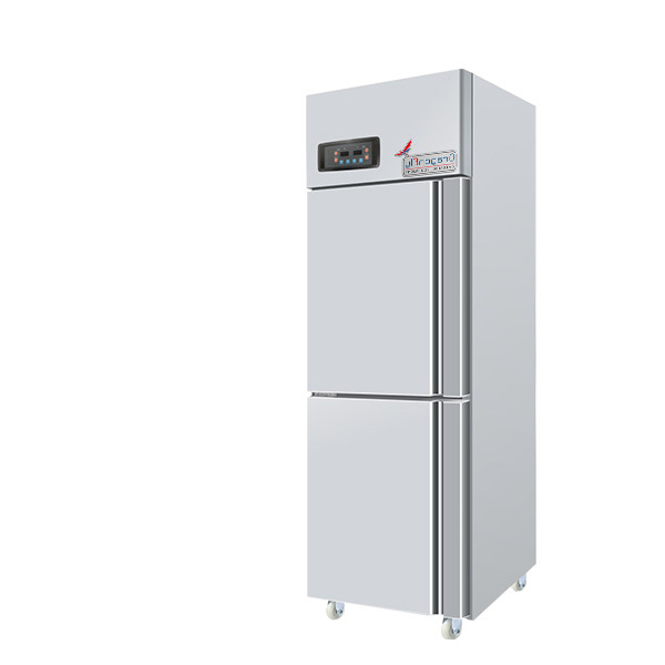 Refrigerador vertical 600*760*1930m m del tamaño del apartamento del refrigerador de dos puertas