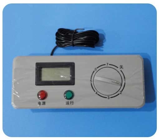 El panel gris Heater Thermostat del ABS de Digitaces con el indicador rojo y verde del alambre del interruptor LED