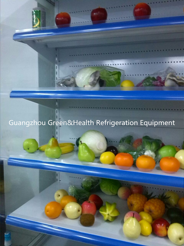 Cortina abierta de la noche del refrigerador de Corpeland/de Pansonic Multideck para el supermercado