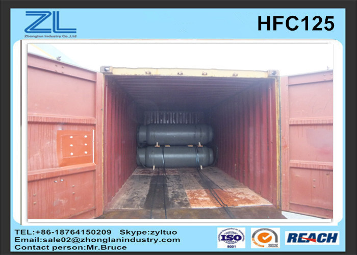 Pentafluoroethane HFC-125 del Cas 354-33-6 en el cilindro 926L usado como refrigerante